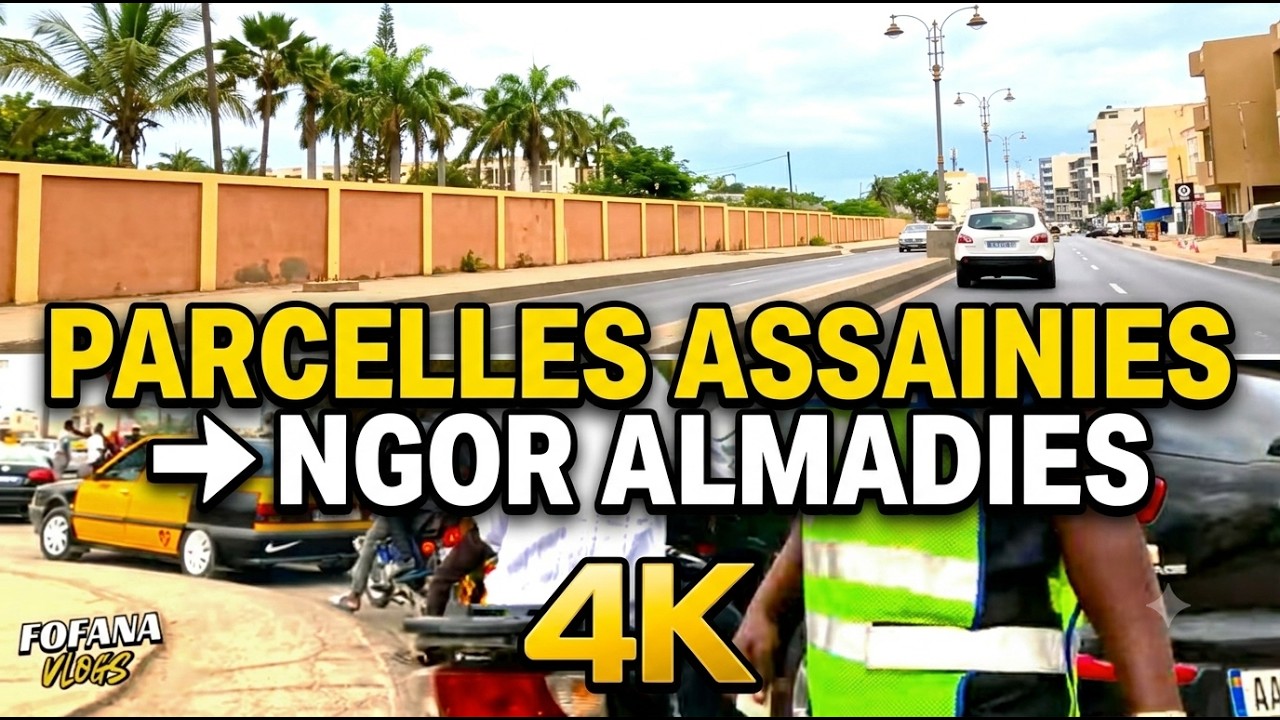 PARCELLES ASSAINIES TO NGOR ALMADIES 4K - DAKAR JULY 29, 2025