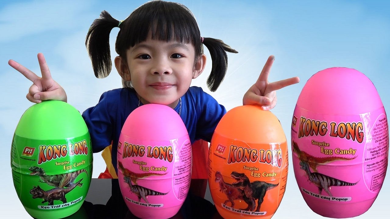 Dinosaur Surprise Eggs Opening &ndash; Săn V&agrave; B&oacute;c Trứng Khủng Long ❤ AnAn ToysReview TV ❤