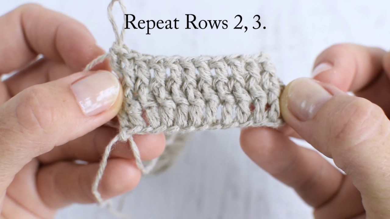 Front Post double crochet (FPdc), Back Post double crochet (BPdc) tutorial.