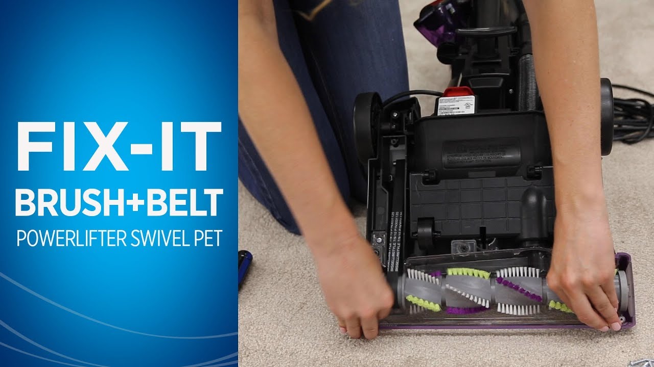 How to Fix the Brush Roll and Belt on Your BISSELL&reg; Powerlifter&trade; Swivel Pet Vacuum Cleaner