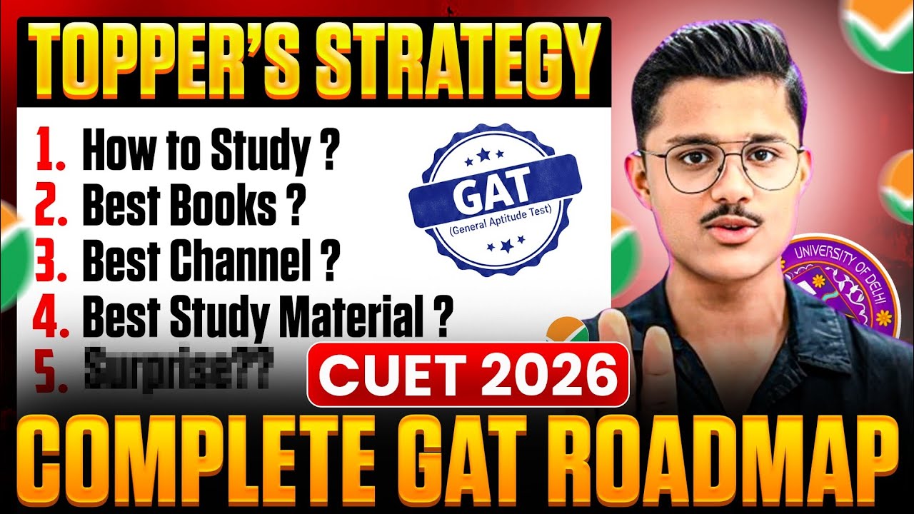 How Did I Score 99%ile In General Aptitude Test | How To Score Good Marks In GAT Cuet 2026