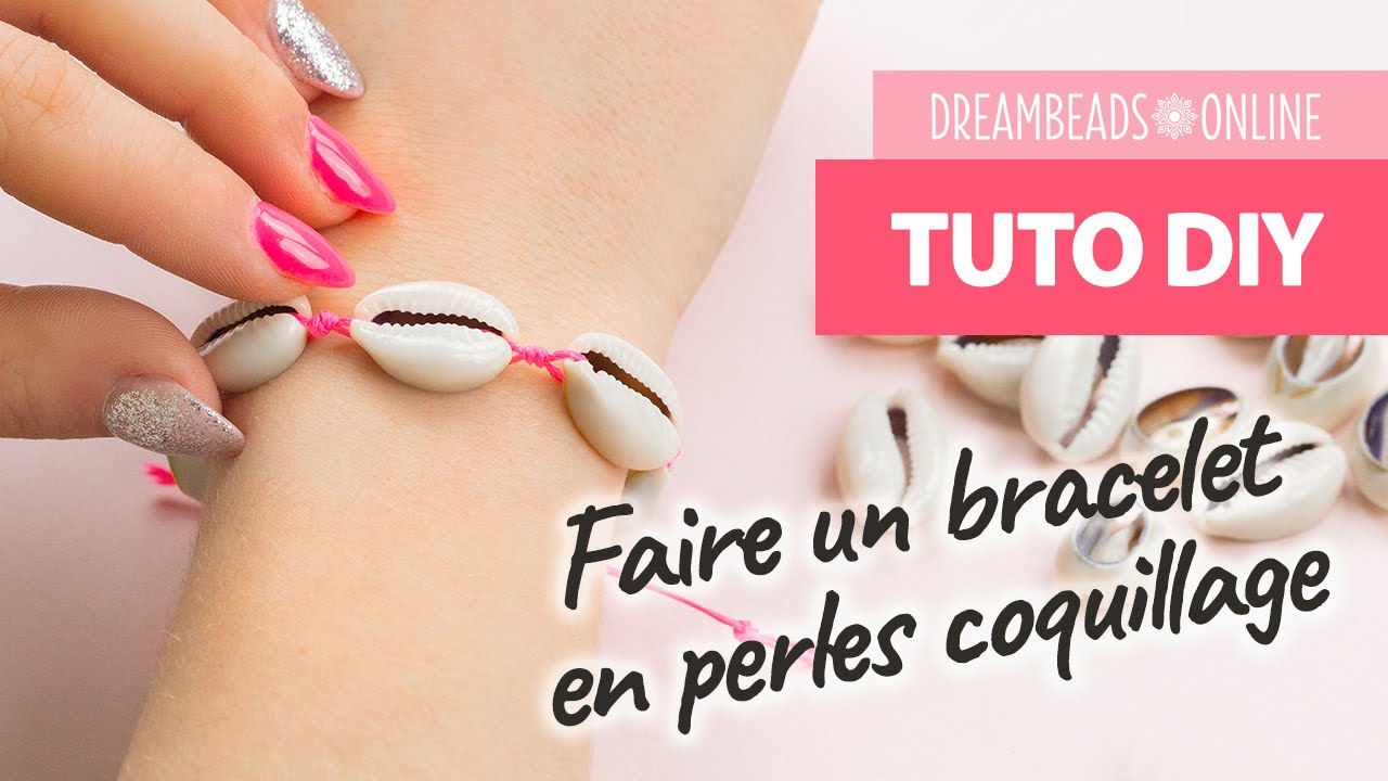 Faire un bracelet en perles coquillage | Fabriquez vous-même des bracelets ★ Dreambeads Online