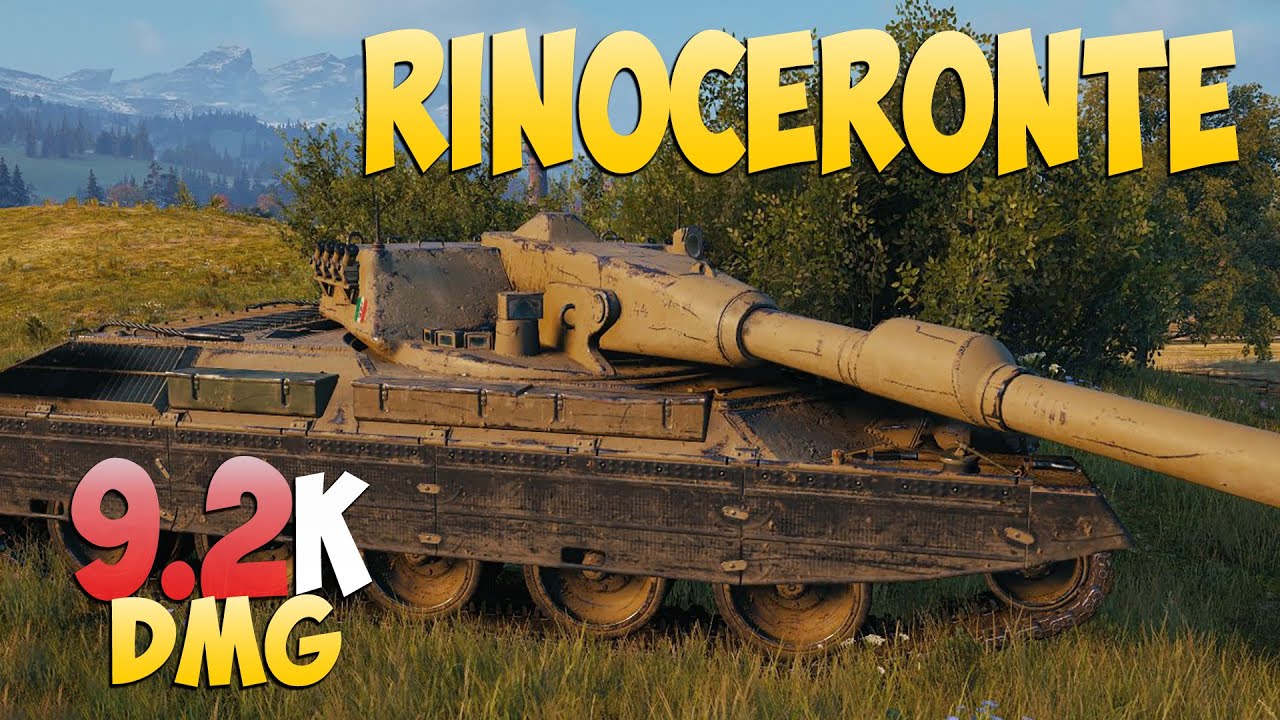 Rinoceronte - 4 Kills 9.2K DMG - Непопулярный! - Мир Танков