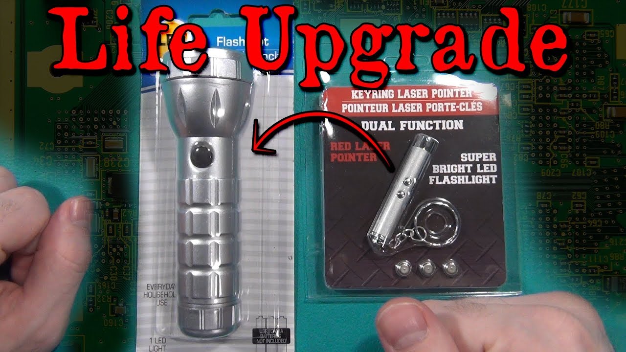 Upgrading the Dollar Store Laser Pointer Life