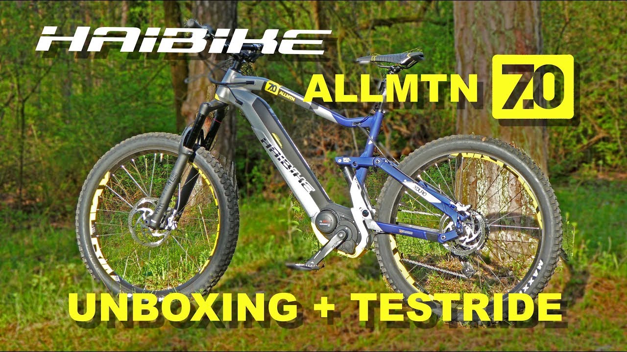 Haibike AllMtn 7.0 2018 Unboxing + Testride