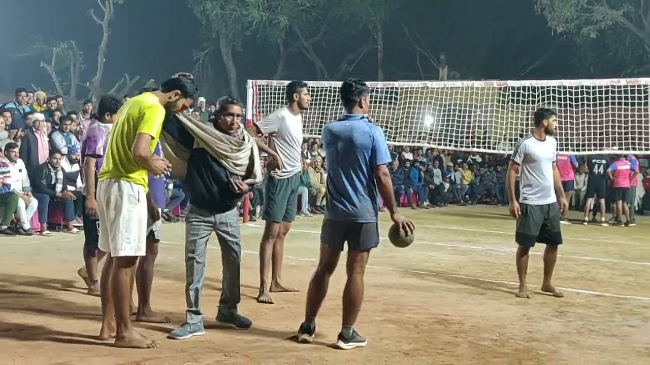 Rakesh+Rajpal bagri(Haryana)Vs Waqar Isc Malegaon Shooting ball Match At Duzana all India tournament