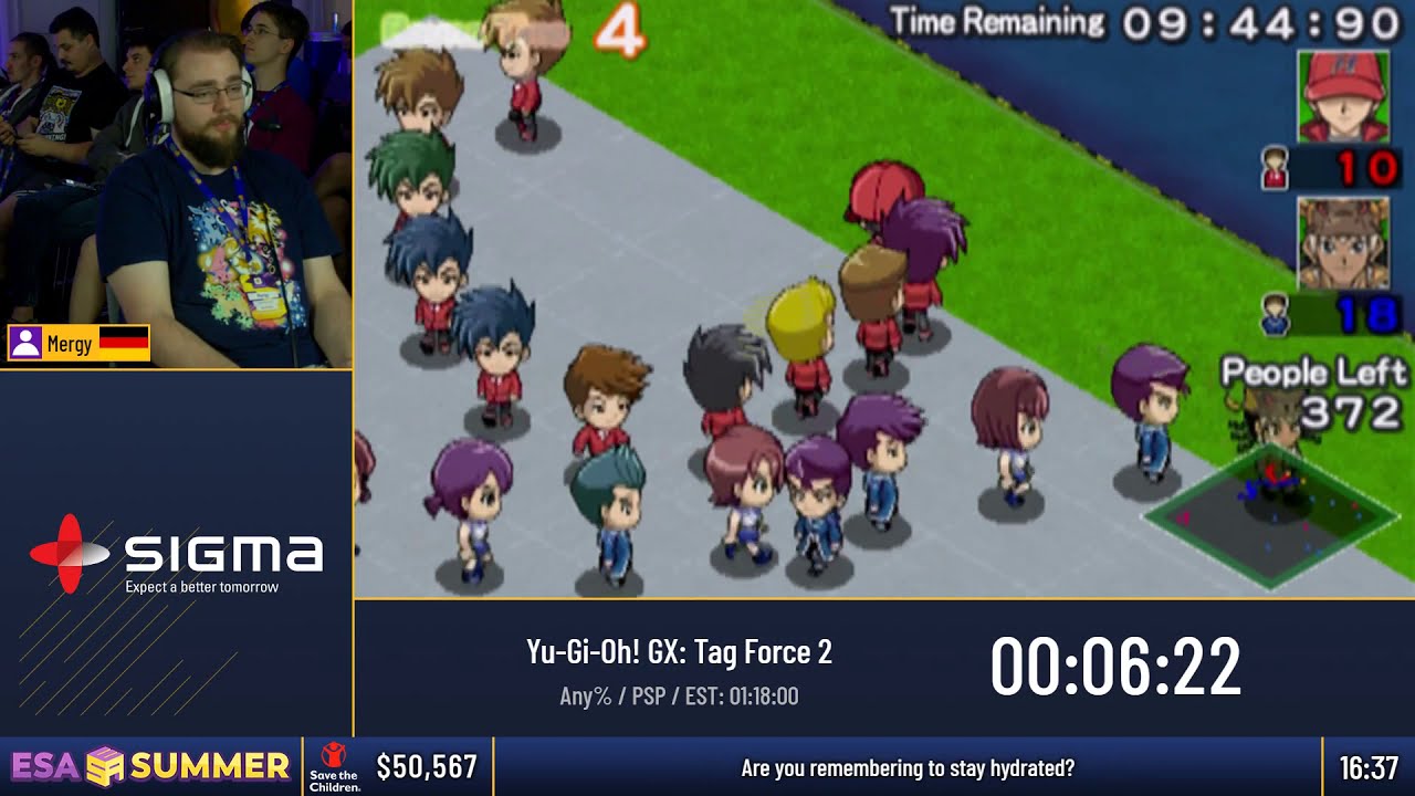 #ESASummer18 - Yu-Gi-Oh! GX: Tag Force 2 [Any%] by Mergy
