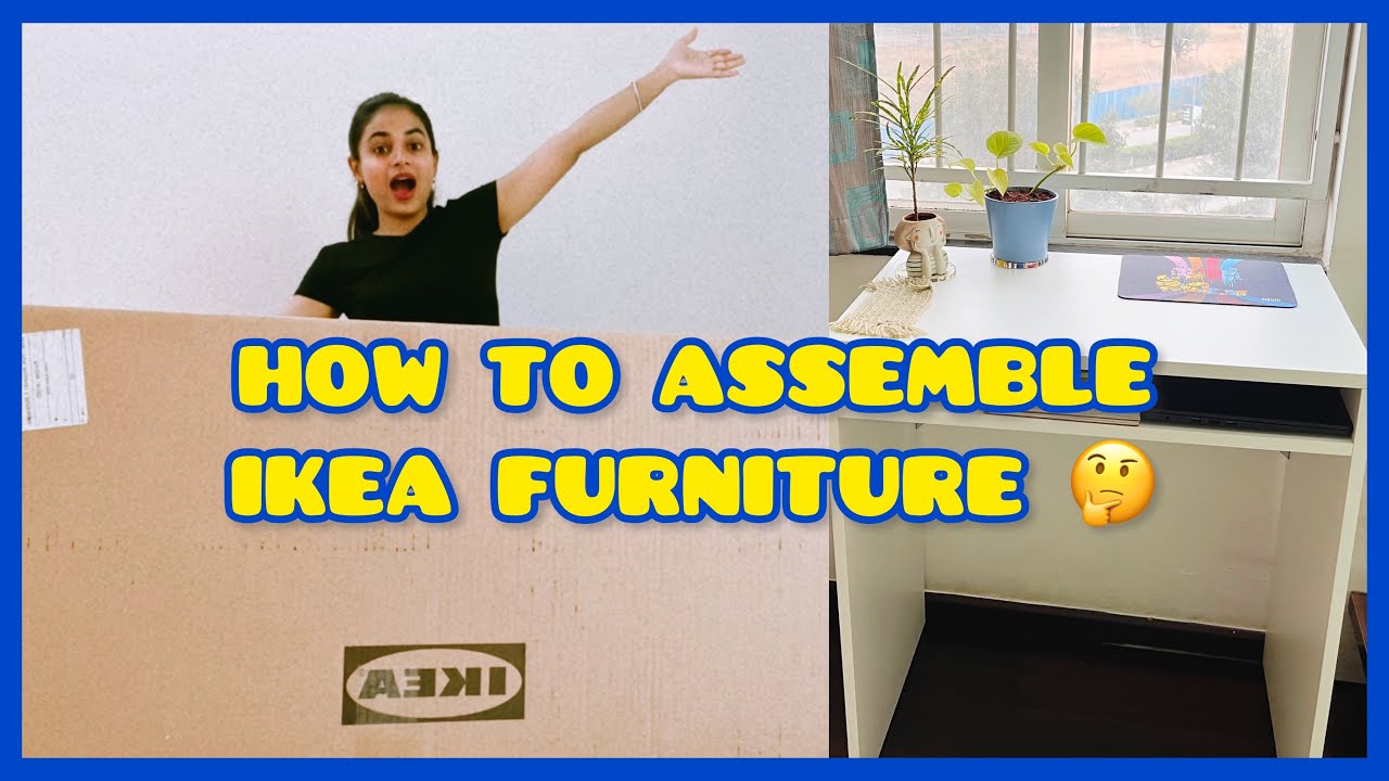 DIY IKEA Furniture Assembly |Quick trick to assemble IKEA furniture🤔 @IKEA @ClassyBrownie #trending
