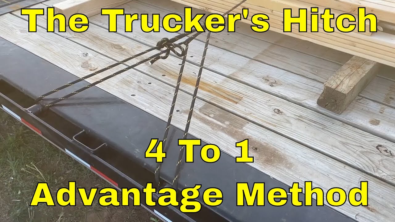 How To Tie The Trucker's Hitch