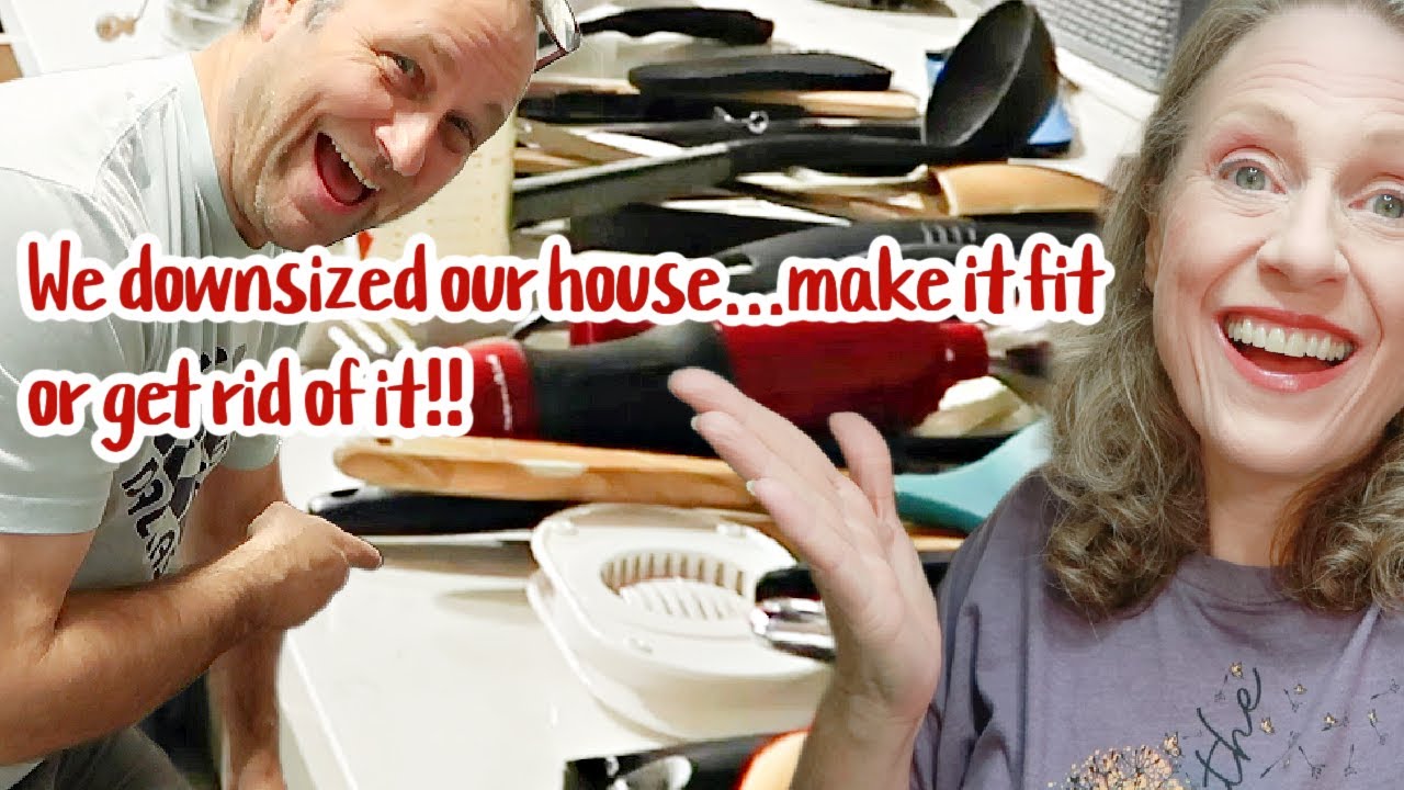 From Overwhelmed to Organized | Kitchen Declutter in Our Downsized Home
