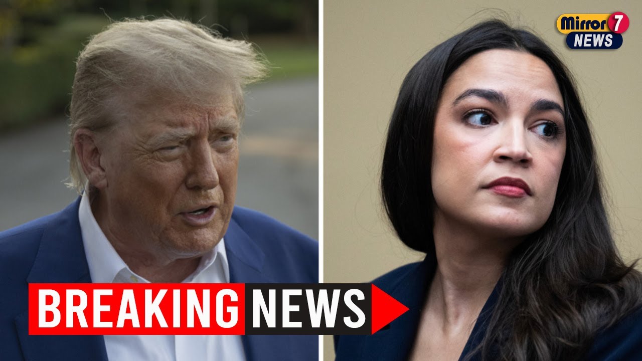 Trump Fires Back at AOC's Impeachment Threat Over Iran Strikes