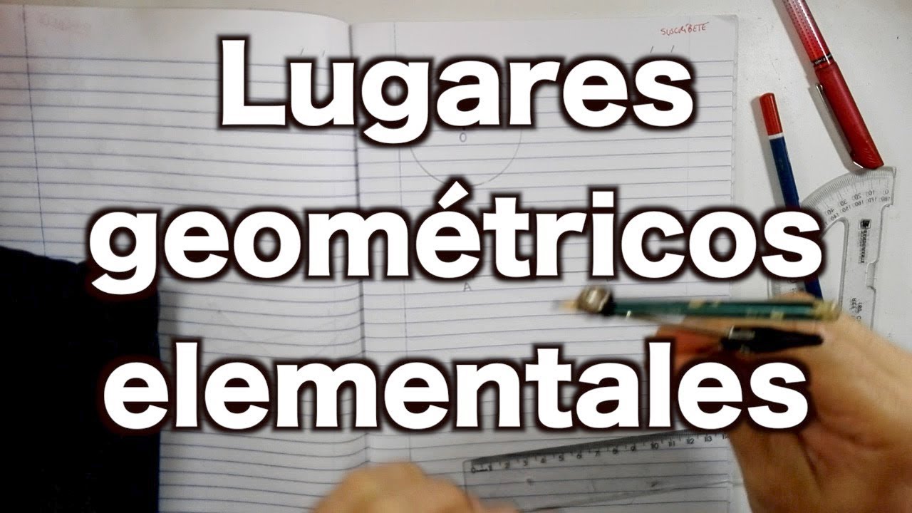 Lugares geométricos elementales