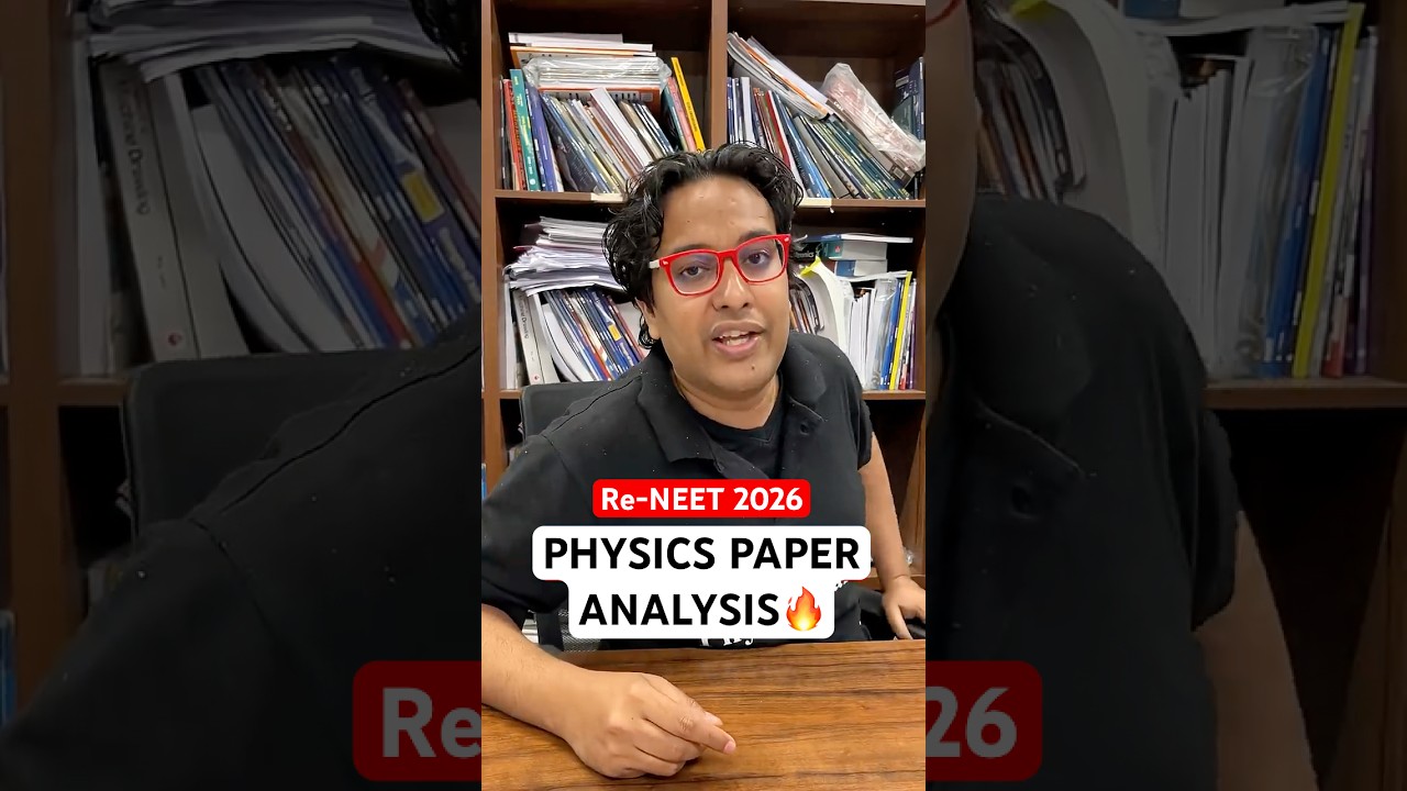Physics Re-NEET Paper Analysis🔥 - #reneet #saleemsir #physics