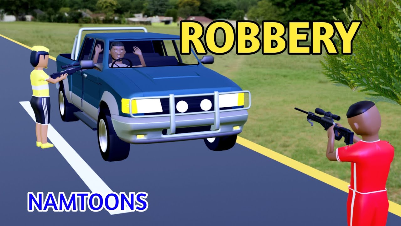 Robbery,, Namibian cartoons