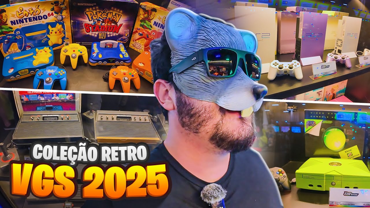 A COLEÇÃO RETROGAMING GIGANTESCA DA VIDEOGAMESHOW 2025!