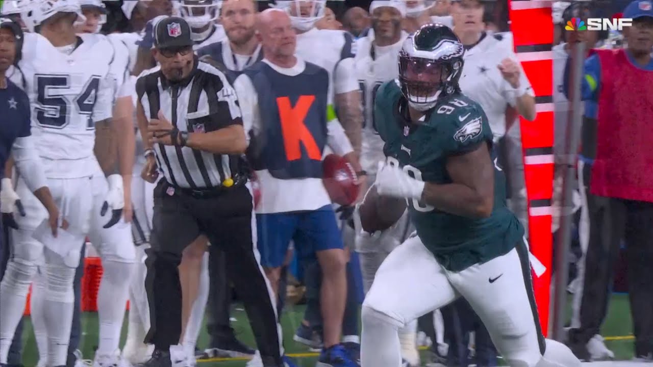 JALEN CARTER FUMBLE RECOVERY RETURN TOUCHDOWN