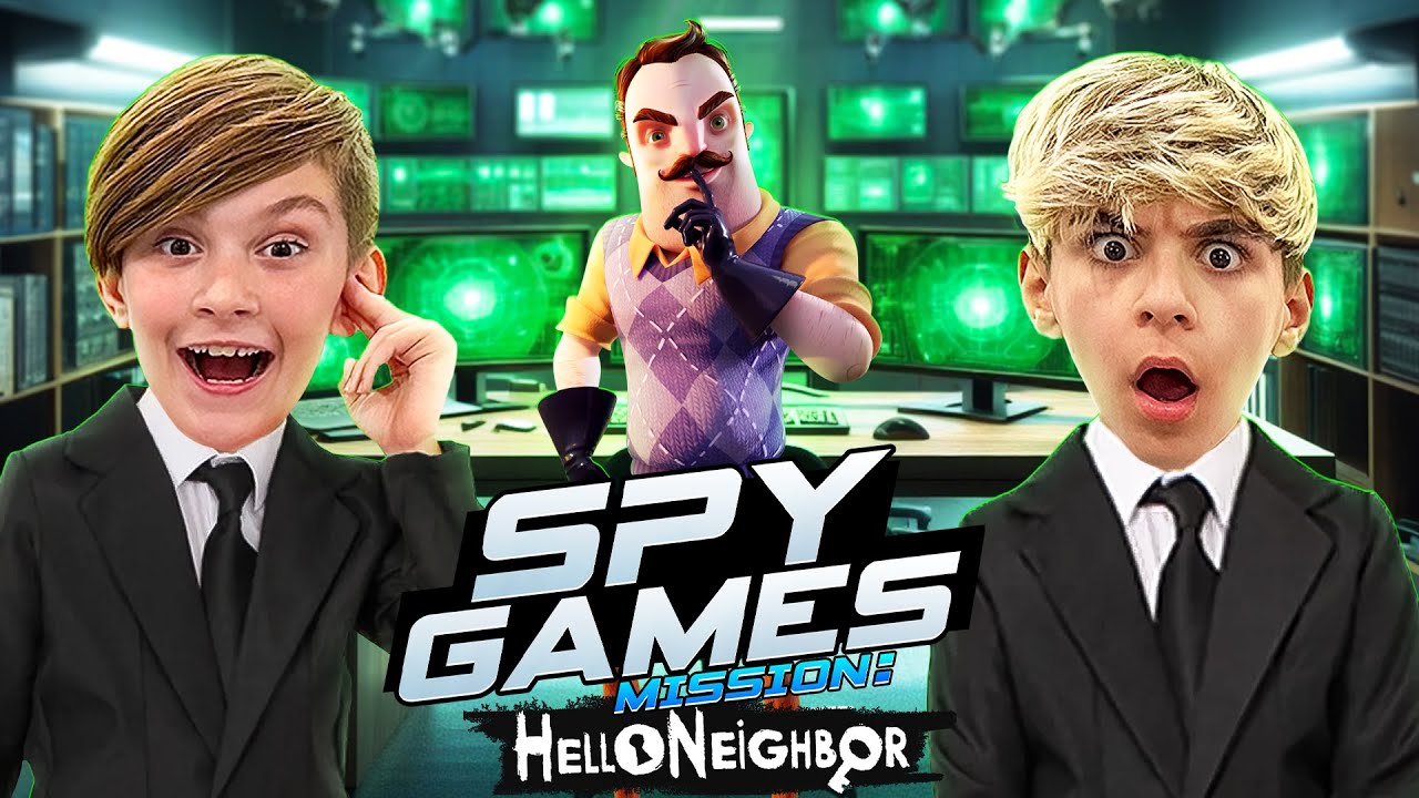 Spy Games | Mission: HELLO NEIGHBOR (FUNhouse Family) Game In Real Life