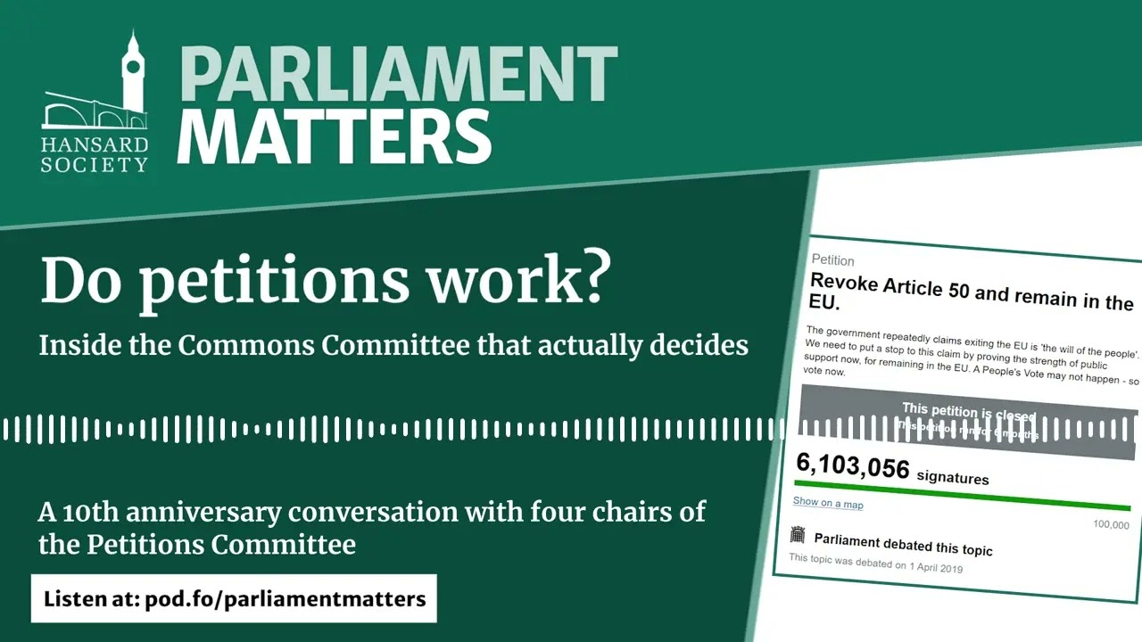 Do petitions work? Inside the Commons Committee that actually decides