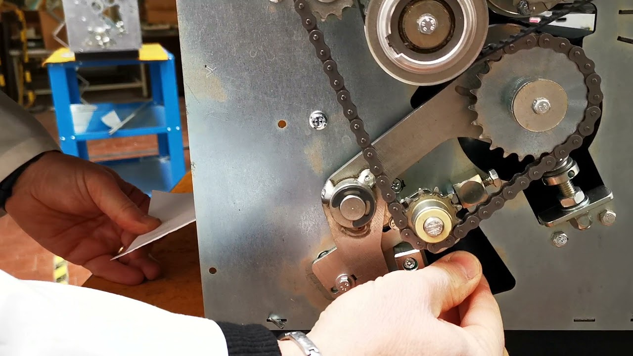 Gerafold 212 218 series folding roller pressure and chain tension