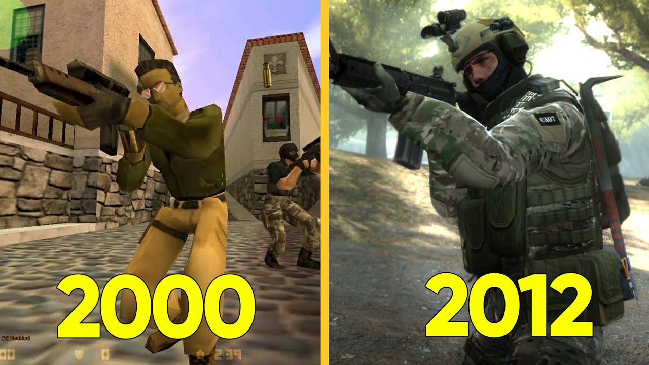Evolution of Counter-Strike Games (2000 - 2012)