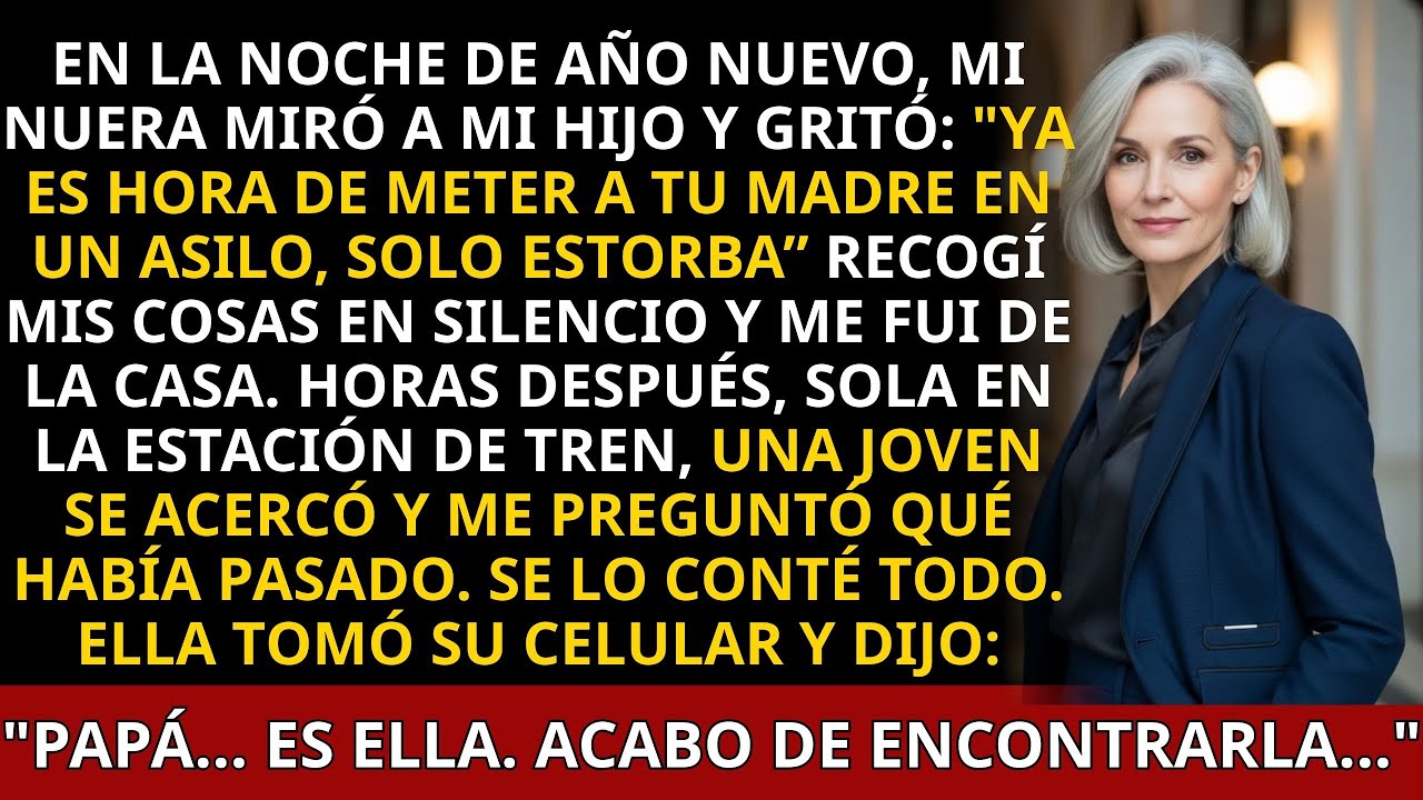 En Año Nuevo, mi nuera quiso encerrarme en un asilo porque “solo doy trabajo”…