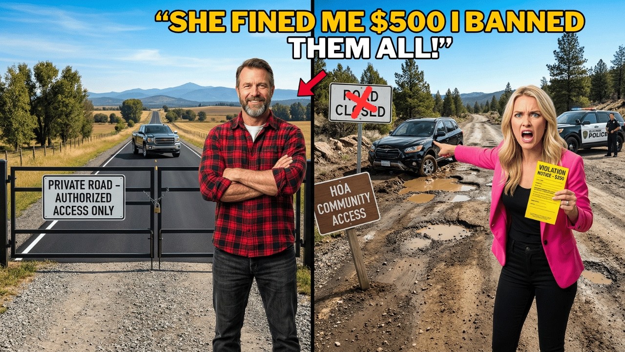 HOA Fined Me $500 for Using My Own Road &mdash; So I Built a New One and Banned Them