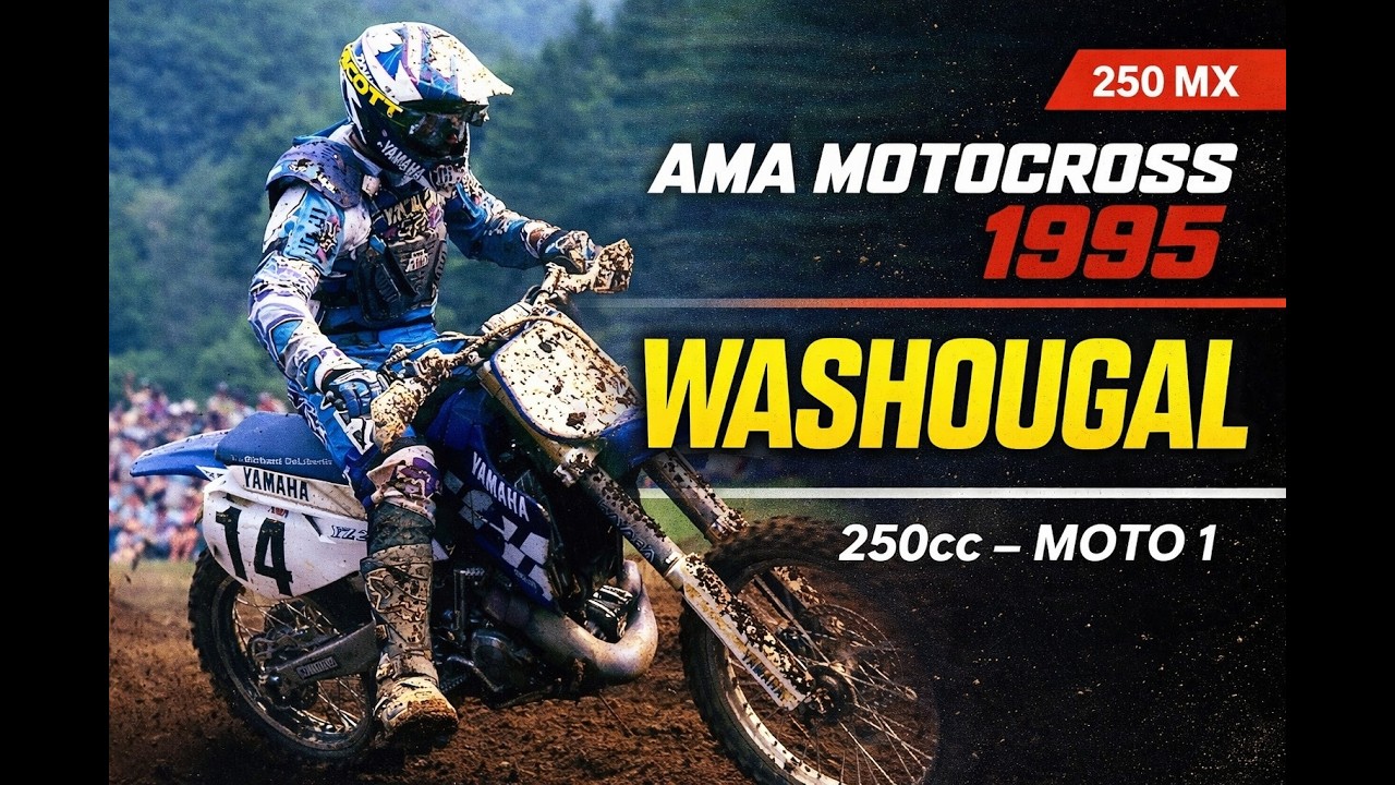 AMA Motocross 1995 - Washougal - 250 Moto 1