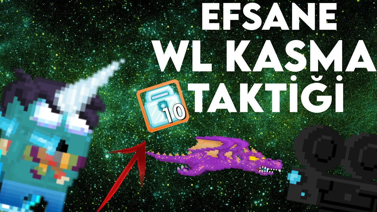 G&Uuml;NDE 10 DL KASMA TAKTİĞİ | WL KASMA TAKTİKLERİ #1 | Growtopia