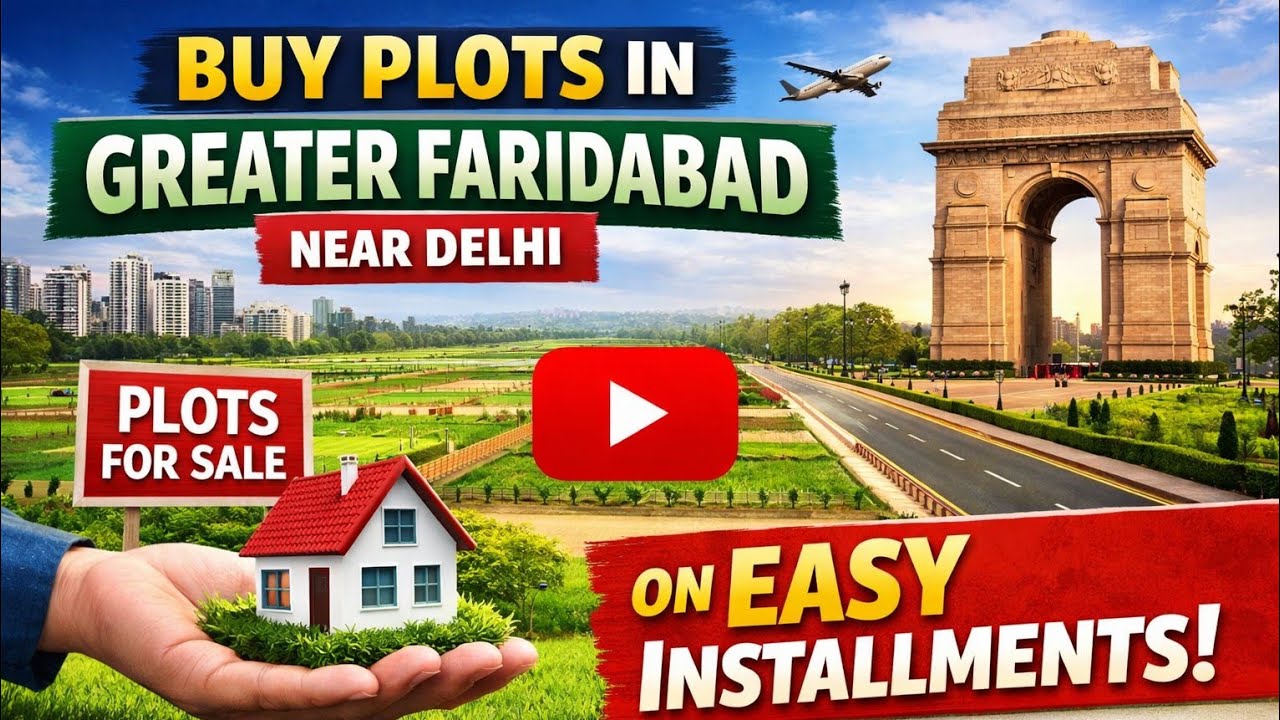 Buy Plots in Greater Faridabad Near Delhi on Easy Installments 🏡