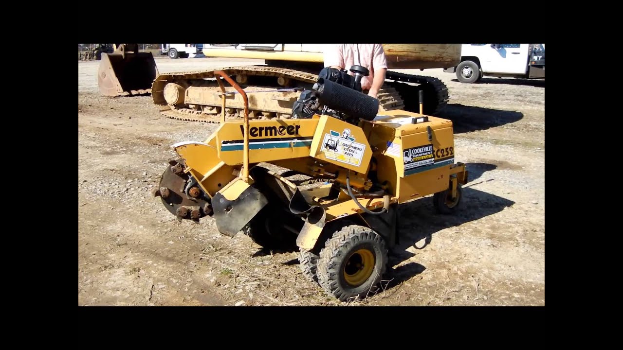 2000 Vermeer SC252 stump grinder for sale | sold at auction October 25, 2012