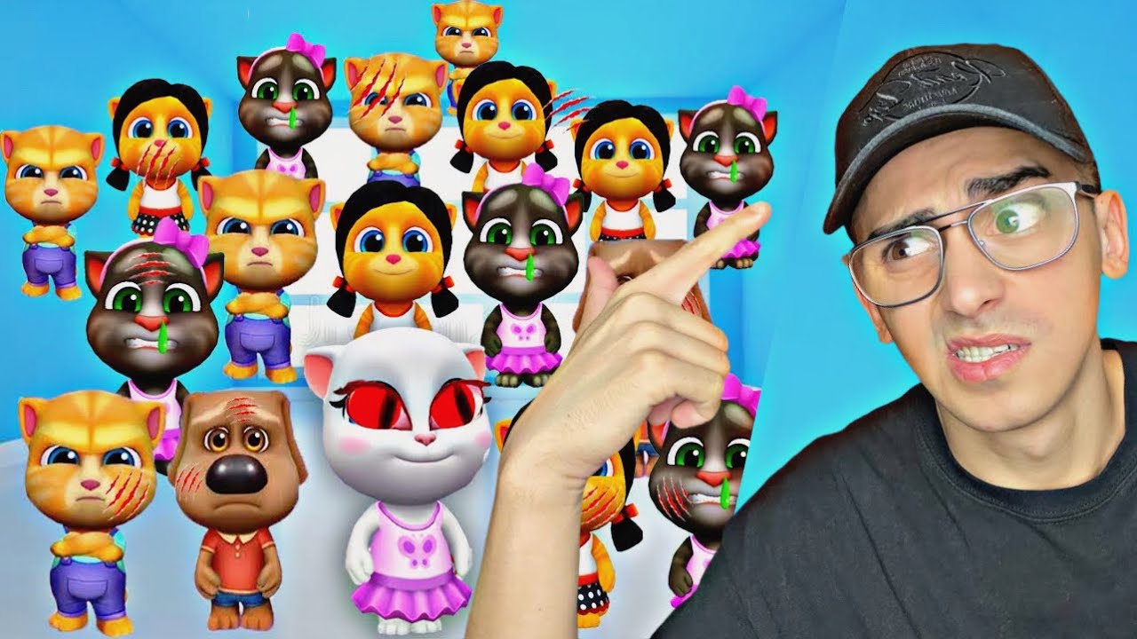 CREEPY ZADANIE od TALKING BECCA! MY TALKING TOM FRIENDS POTWORY ￼Postanowili obciąć￼ moje WŁOSY!￼