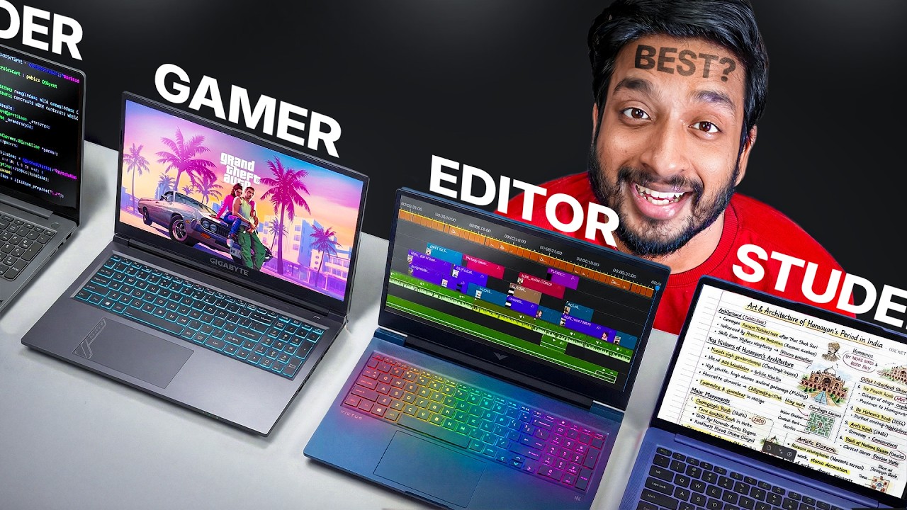 Best Laptops for Everyone at Every Price Range !!