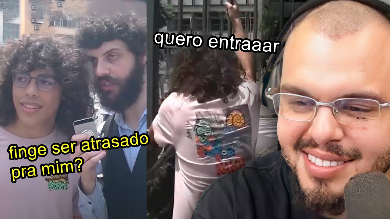 REPÓRTER DOIDÃO NO ENEM É O MELHOR VÍDEO DO ANO - Maicon react