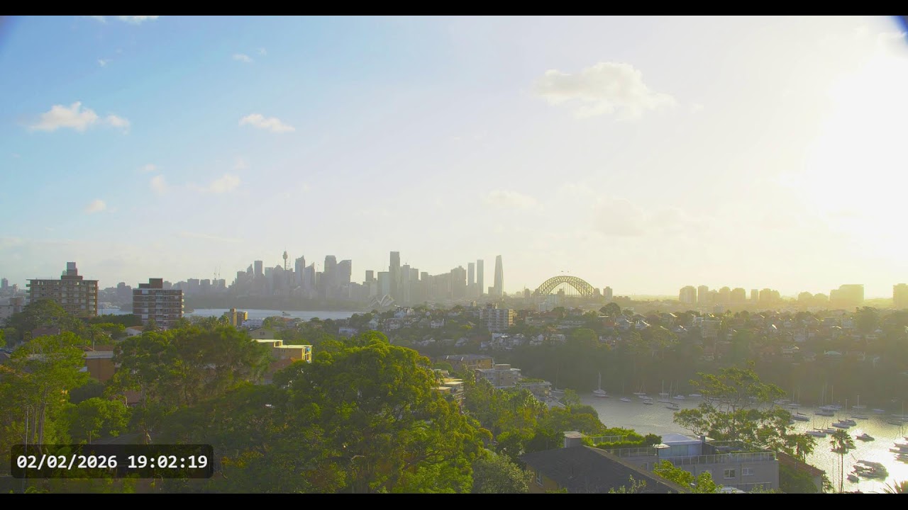 Sydney Australia Live 4K HDR Ultrawide Webcam Stream