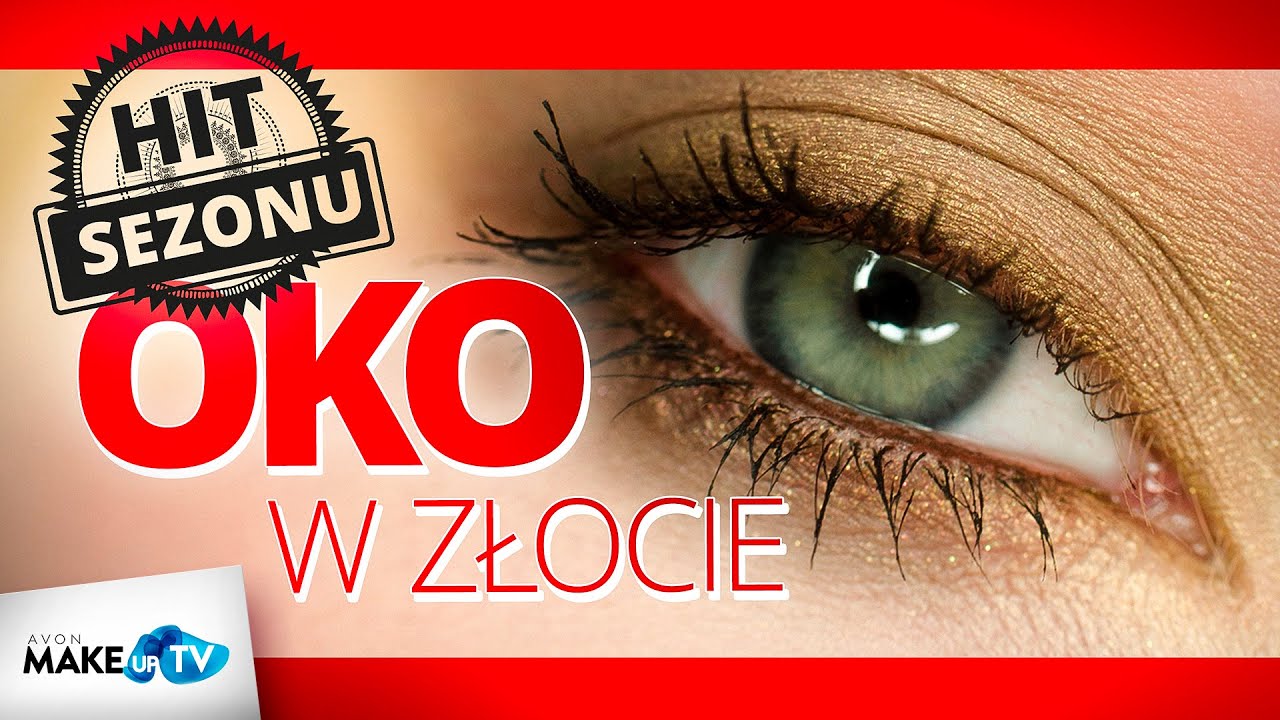 Makijaż w kolorze złota - hit sezonu! Tutorial Agnieszki