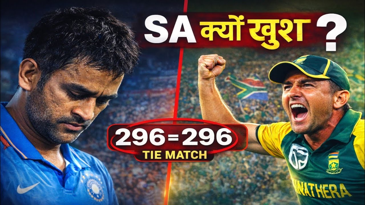 जब 2011 में IND vs SA मैच टाई हुआ | Dhoni की सबसे खामोश रात | Cricket Story Hindi