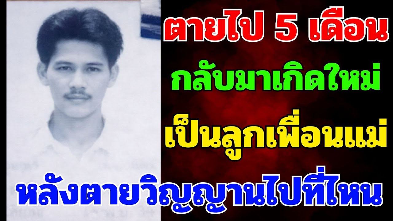 ตายไป 5 เดือน กลับมาเกิดเป็นลูกเพื่อนแม่ หลังตายวิญญานไปไหน