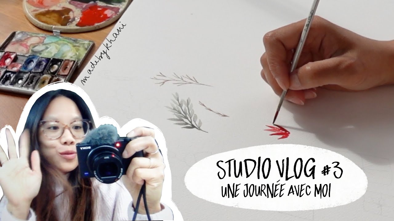 STUDIO VLOG | Une journée avec moi: morning routine, organisation etc.