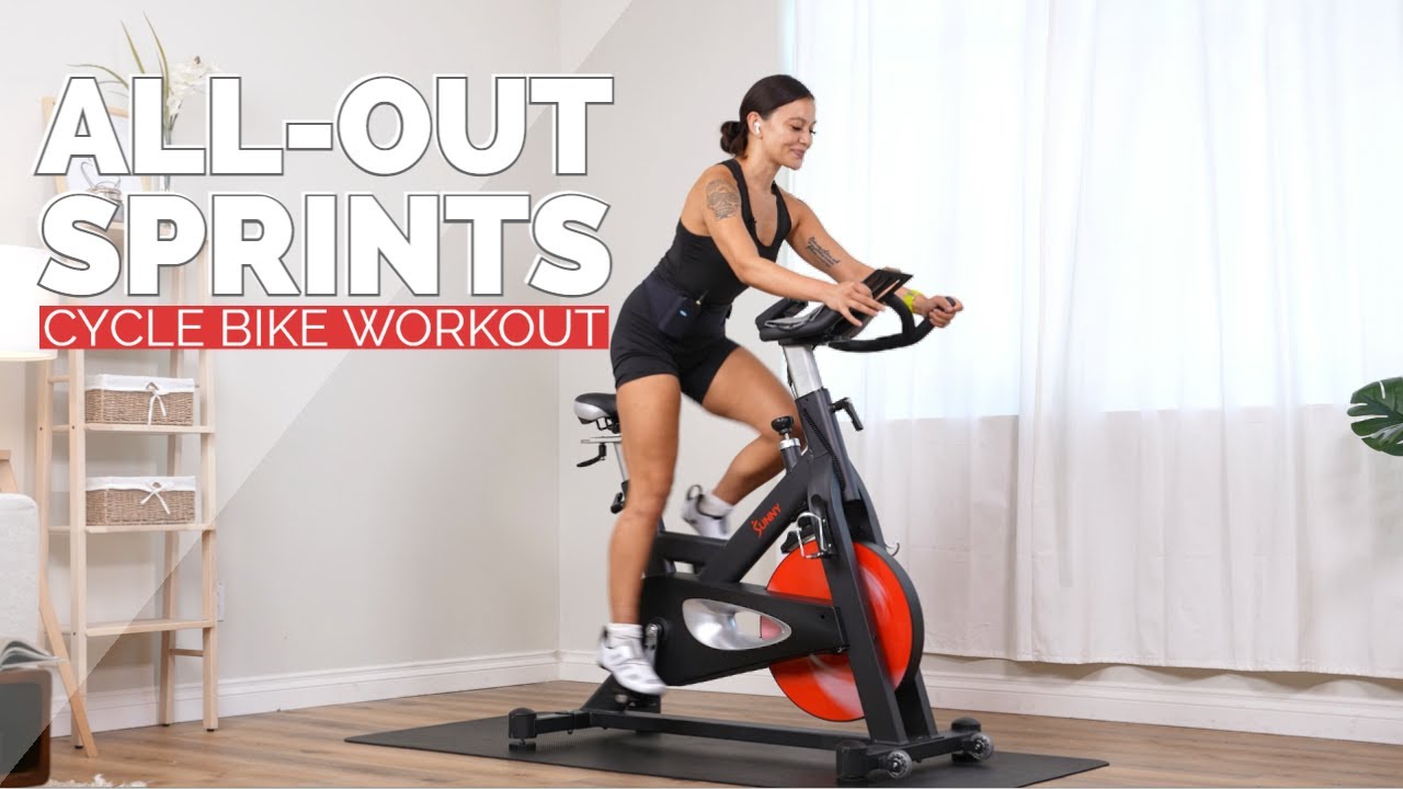 10 Minute HIIT Indoor Cycling Sprints Class