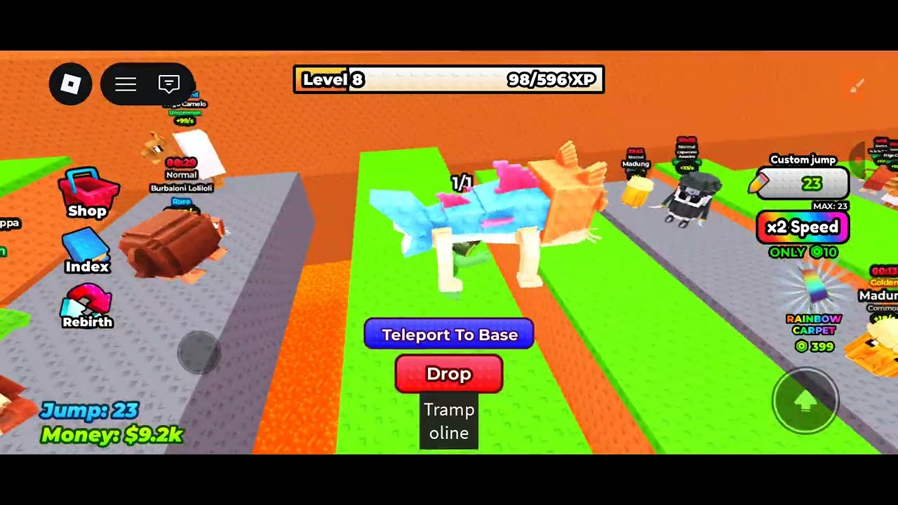 Я пригав щоб взяти брейрота в Roblox