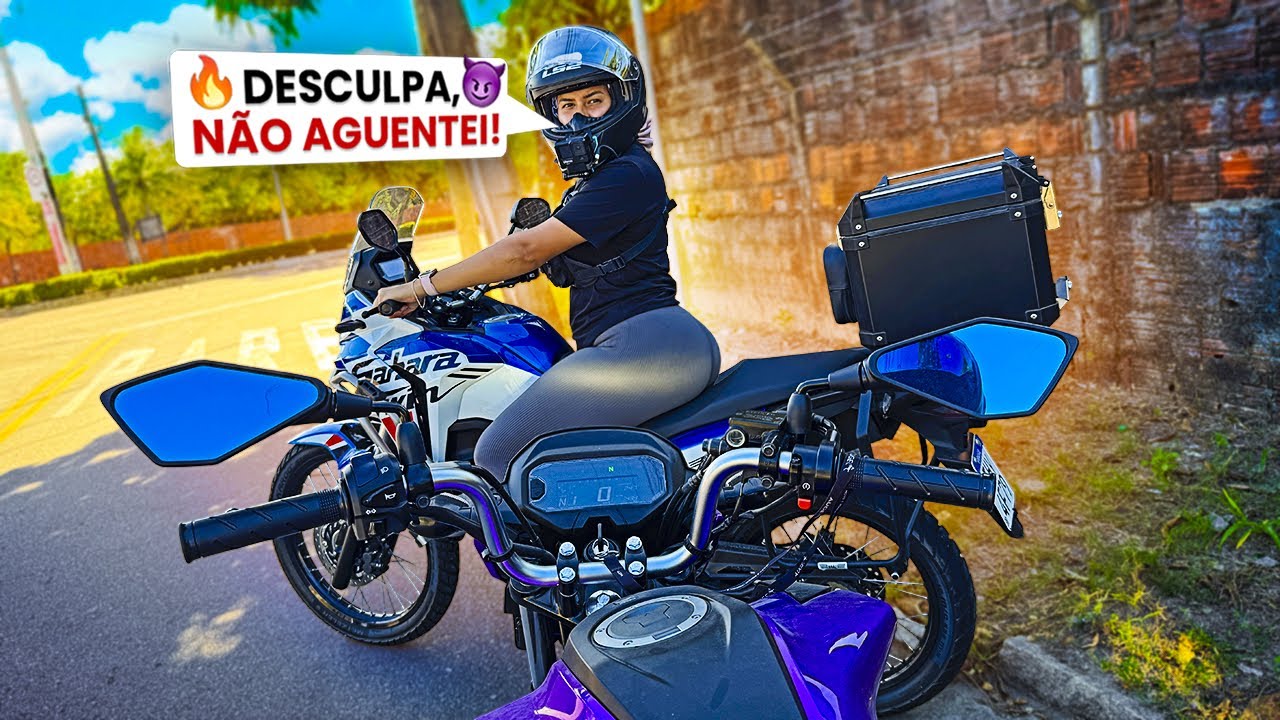 JAMILLY N&Atilde;O AGUENTOU E ACELEROU FORTE A SAHARA 300 TWIN!!! 😱