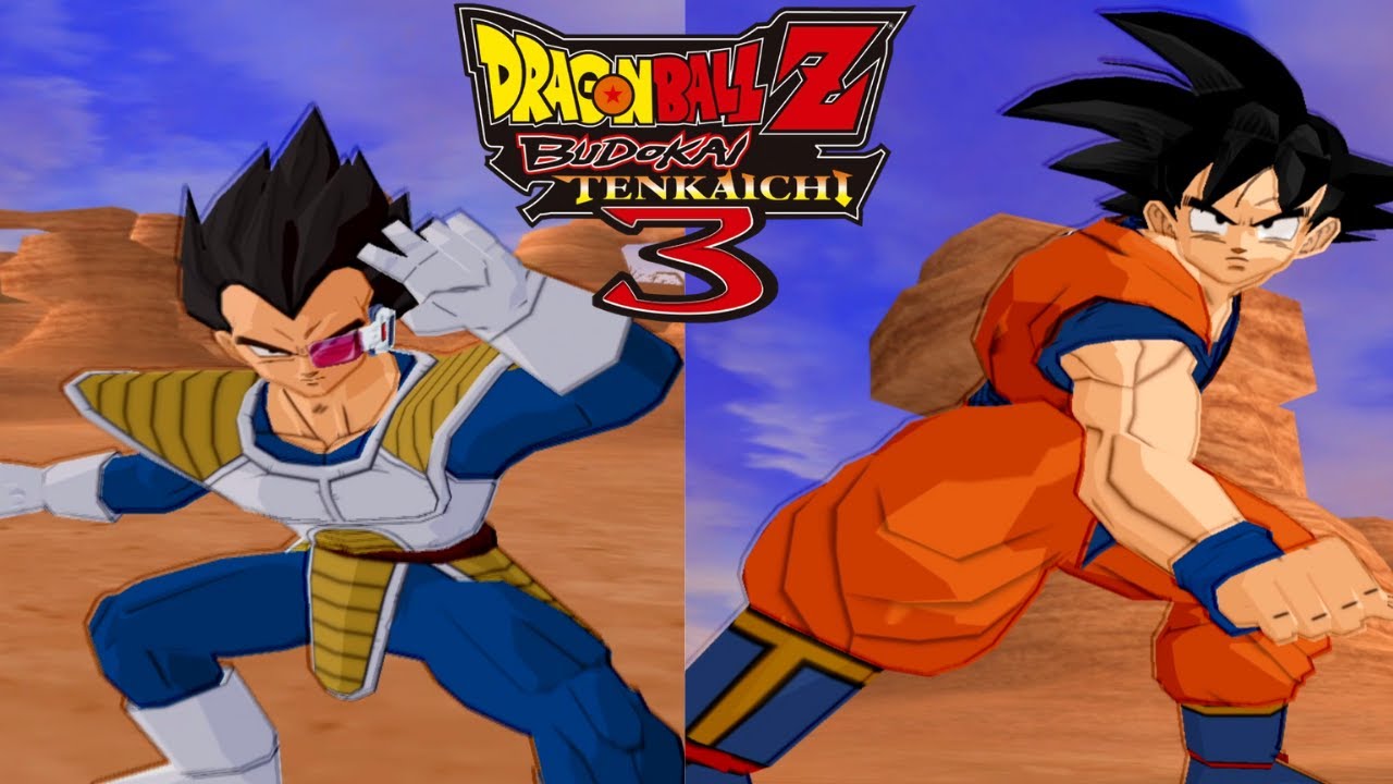 DBZ BUDOKAI TENKAICHI 3 HARD #3: Goku Vs Vegeta!