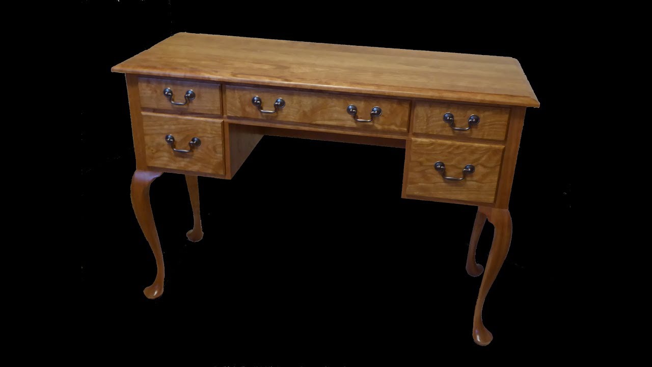 Making a Queen Anne Style Dressing Table with CNC Router