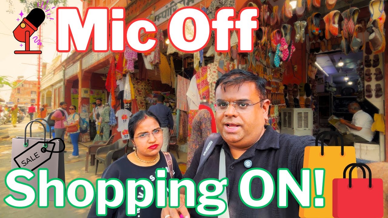 Mic Off, Shopping ON! 😅 Jaipur Market Madness Begins | Day 2