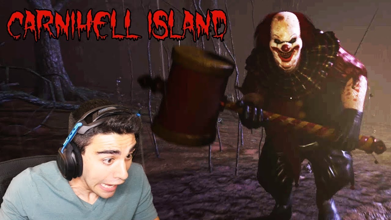 THAT FAT CLOWN WANTS TO BEAT ME WITH HIS HAMMER!!!! - Carnihell Island (Demo Ending)