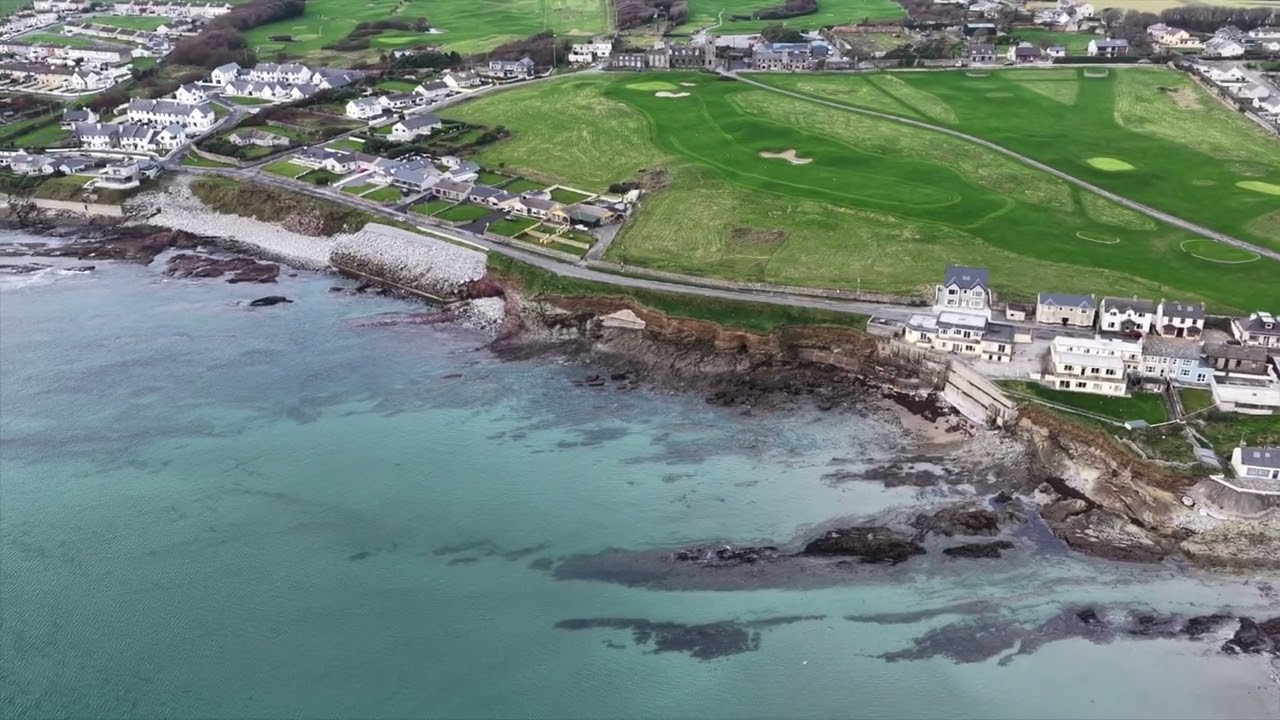 Costal Aerial Views of Ballyheigue & Ballyheigue Castle Golf Course