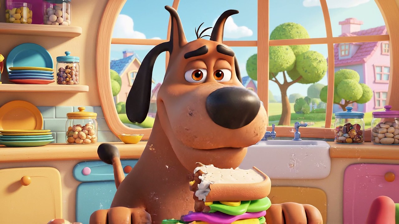 Scooby Doo’s Three Snack Sandwich Bites Go Munch Munch | Nursery Rhymes for Kid