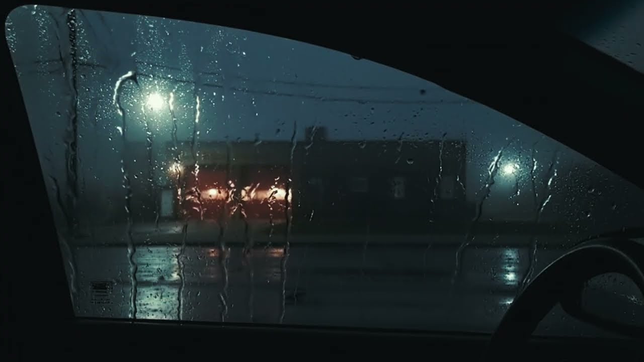 Heavy Rain Distant Thunder on Car - Sleep Instantly, Overcome Insomnia, Total Calm