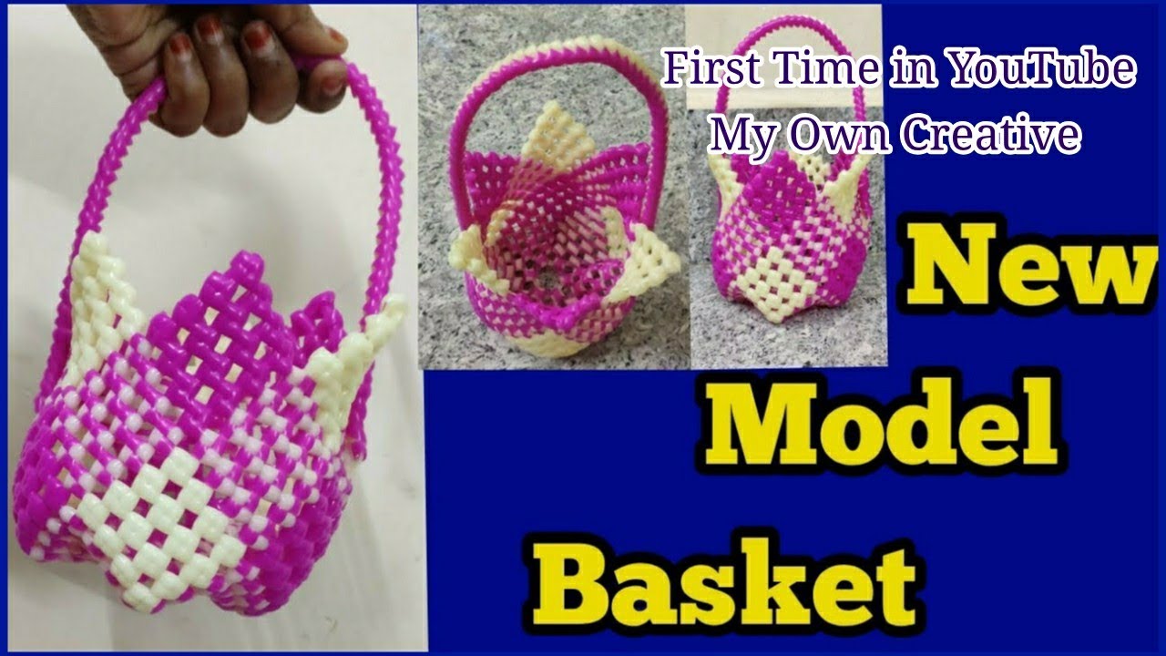 New Model Basket Making in tamil / Pooja Basket..!