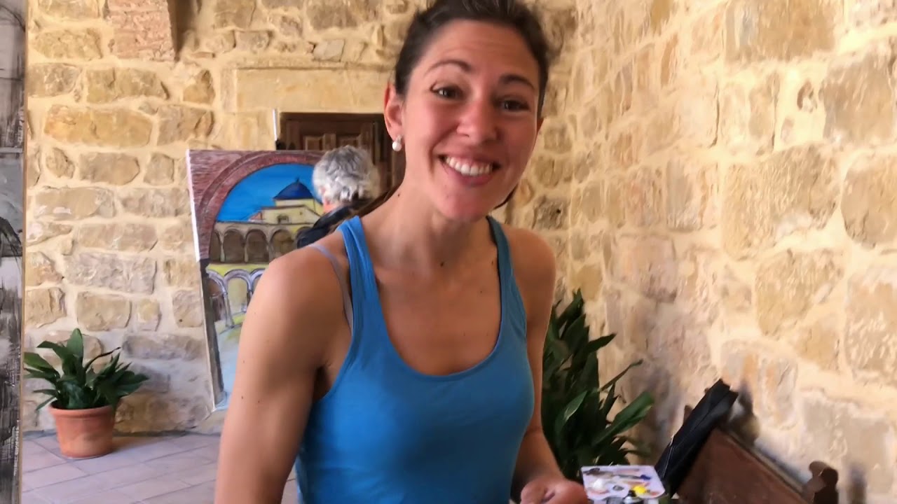 Visita a Castellar concurso de pintura rápida 2019